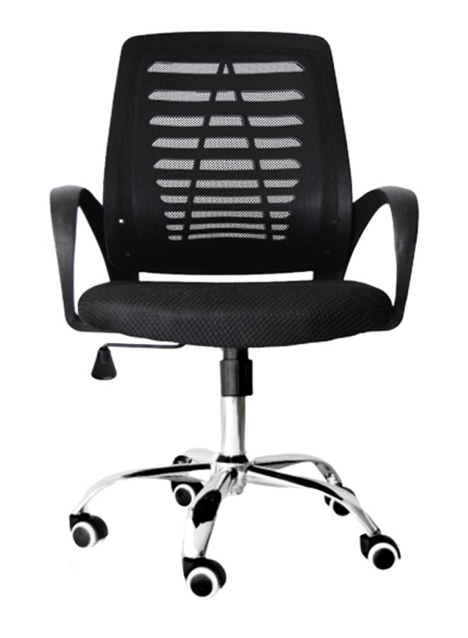 Generic Mesh Office Chair with Metal Leg Black 49x49x70cm 