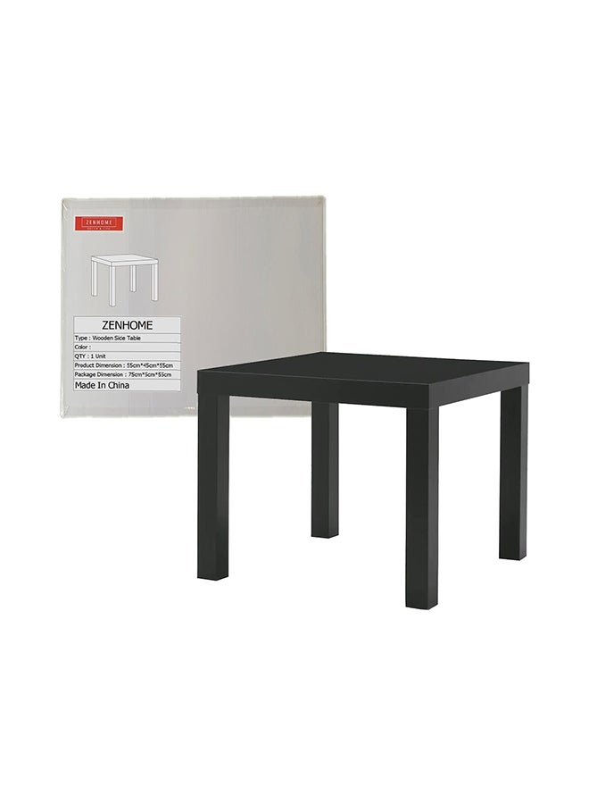 Generic Multi-Use Side Table Organizer Black 55x45x55cm  - Image 3