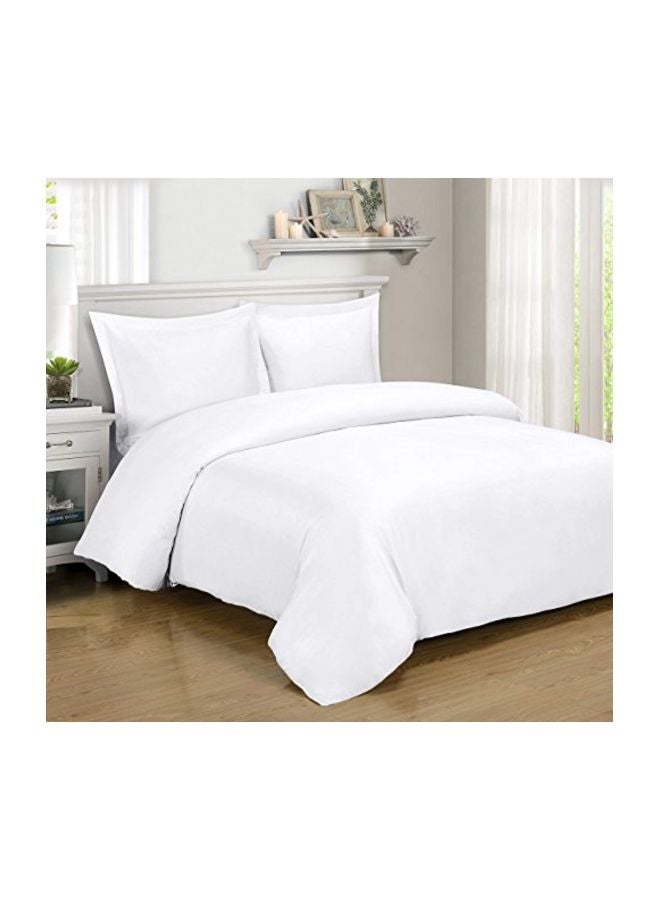 Royal Hotel 3-Piece Duvet Cover Set White  - Image 1