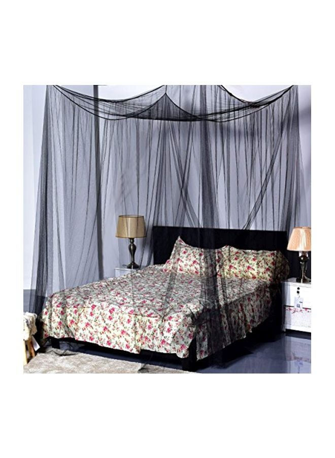 جوبلس مظلة سرير ب4 زوايا polyester أسود 14x10x4بوصة  - Image 2