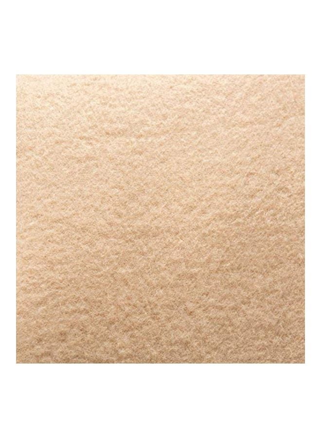 J&M Home Fashions Luxury Fleece Blanket polyester Beige 60x96inch  - Image 2