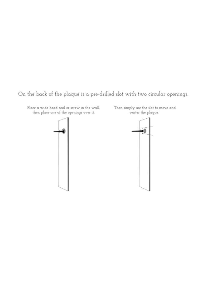 The Stupell Home Decor Collection Planked Look Wall Plaque Art White/Brown/Black 12x0.5x12inch  - Image 3