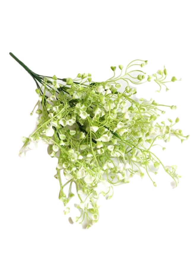 Generic Artificial Fake Flower Plant Green/White 36centimeter  - Image 1