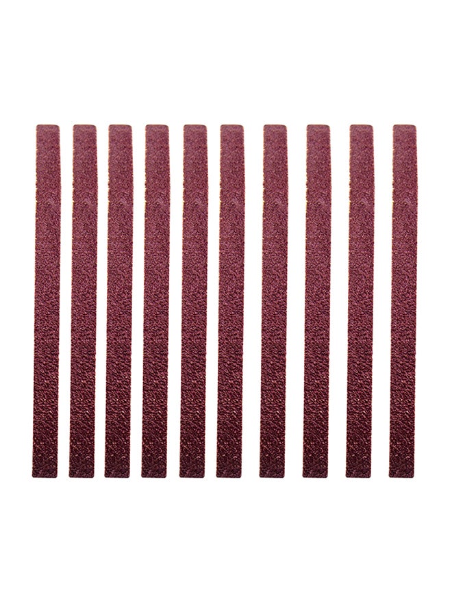 10-Piece Sanding Belts 80-800 Grit Grinding and Polishing Replacement For Angle Grinder Brown 