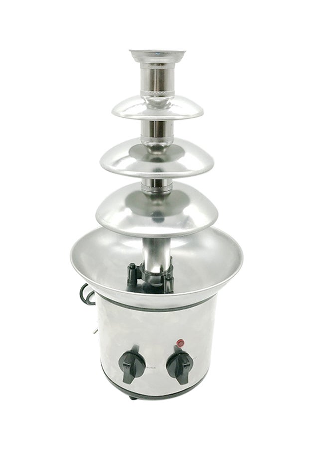 Chocolate Fountain Creative Design DIY Machine Silver 48 x 47 x 48cm