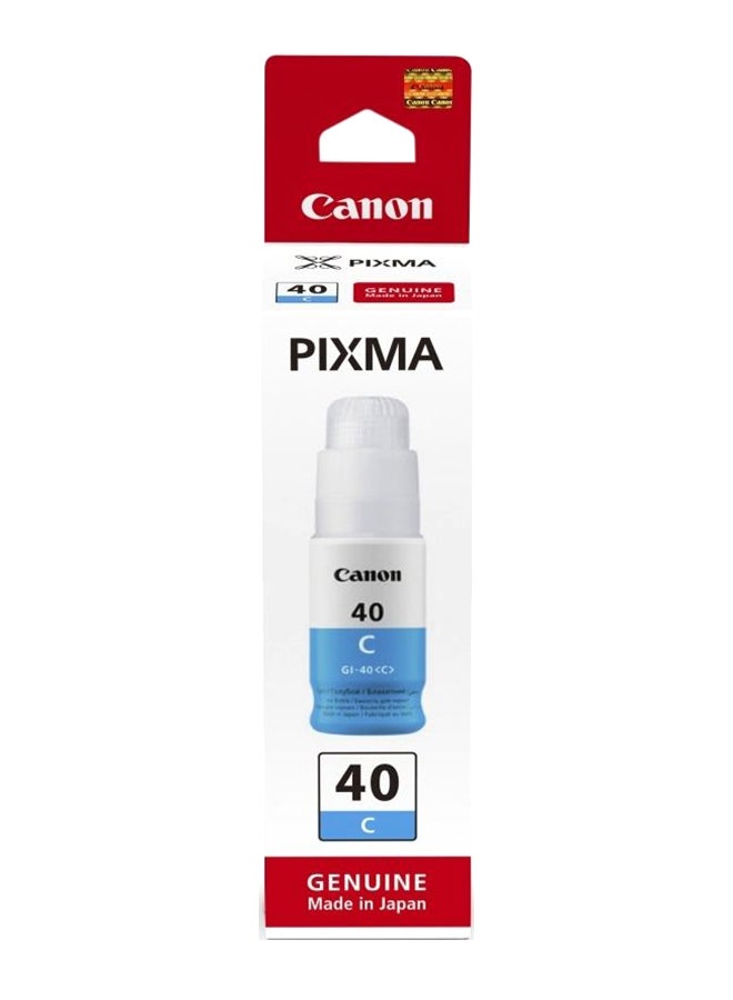 Canon - GI-40 C Ink Bottle Blue - Image 1