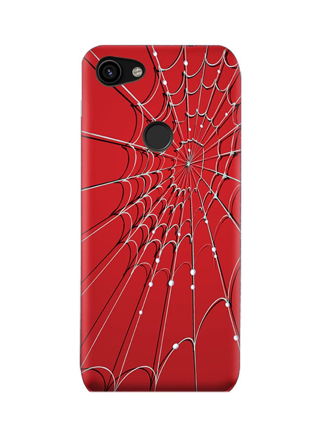 Protective Case Cover For Google Pixel 3A XL Red/Black/White