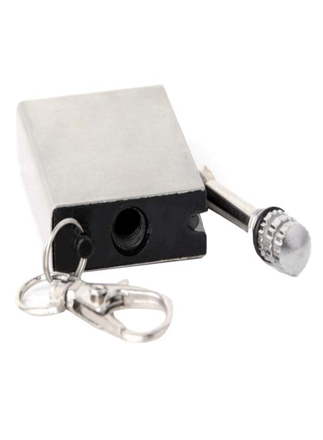 Generic - Pack Of 2 Waterproof Emergency Fire Starter Flint Match Lighter Black/Silver - Image 1