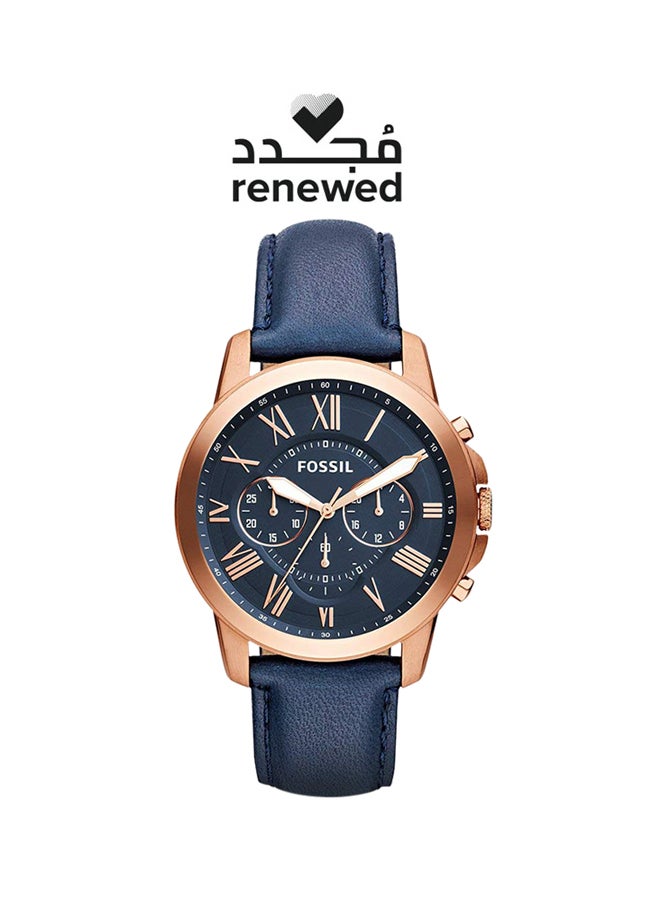FOSSIL Men's Renewed - Leather Analog Quartz Watch FS4835  - Image 1