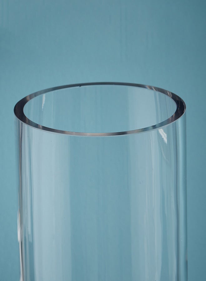 Home Box Soho Glass Vase Clear 10x10x25centimeter - Image 4