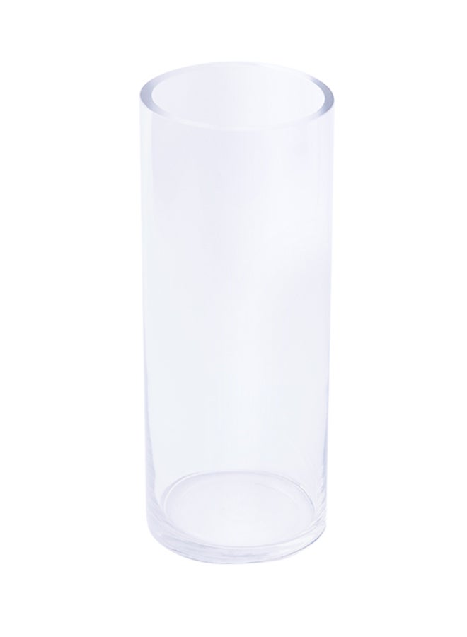 Home Box Soho Glass Vase Clear 10x10x25centimeter - Image 2