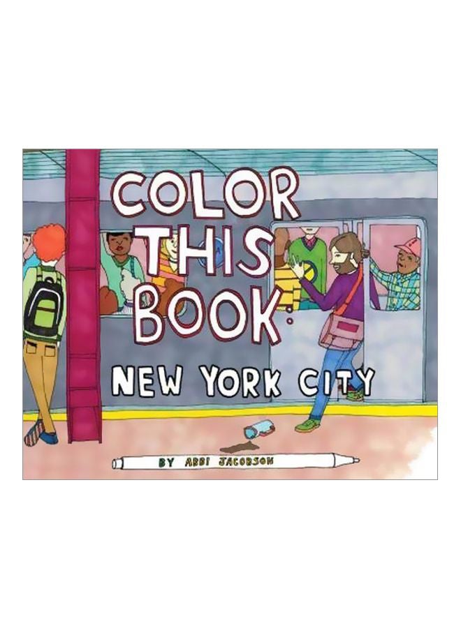 null - Color This Book New York City paperback english - 23-Apr-13 - Image 1