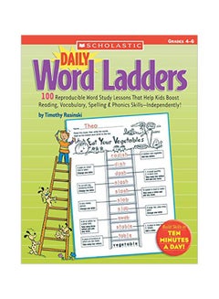 Daily Word Ladders: Grades 4-6 Paperback English by Timothy Rasinski - 38626 