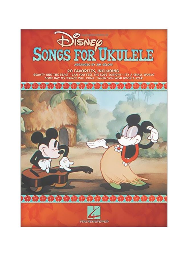 Disney Songs For Ukulele hardcover english - 01-Dec-10