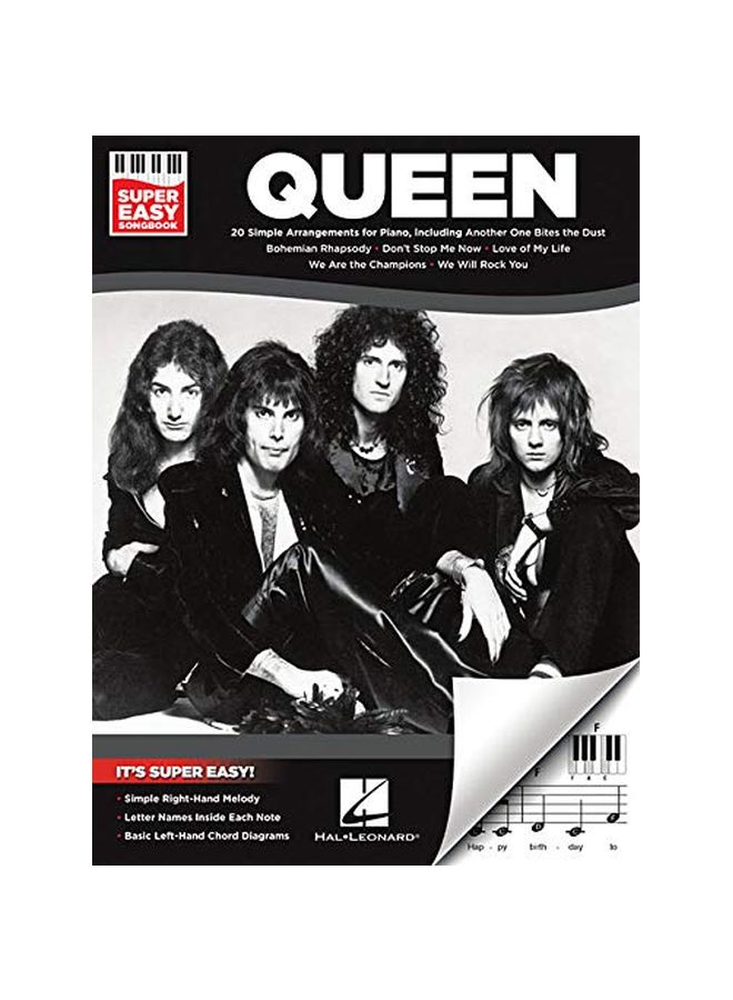 Queen:Super Easy Songbook Paperback English by Queen - 43617
