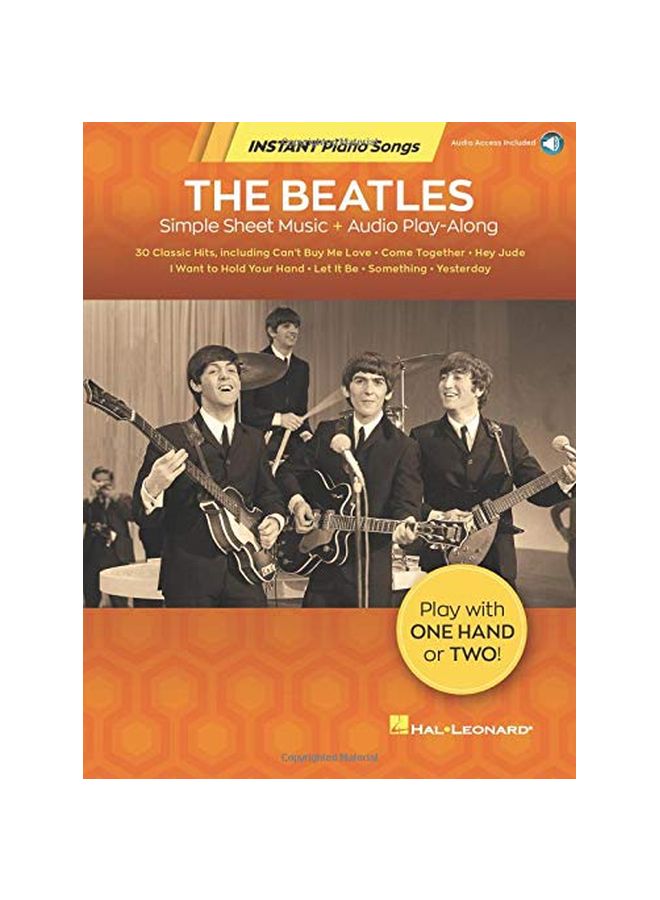 The Beatles Instant Piano Songs Paperback English by Beatles - 43739