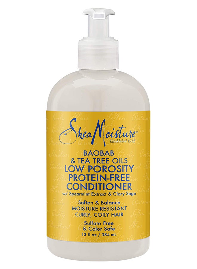 SheaMoisture Baobab And Tea Tree Oils Low Porosity Protein-Free Conditioner - Image 1