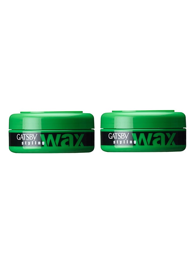 GATSBY Pack Of 2 British Wave Natural Flow Hair Styling Wax 75grams - Image 3