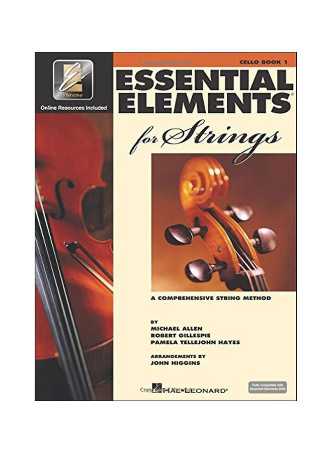 Essential Elements For Strings : Cello Book 1 Paperback English by Robert Gillespie - 37438