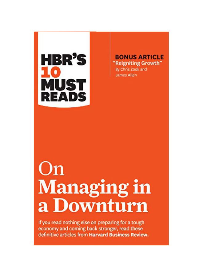 HBR's 10 Must Reads On Managing In A Downturn paperback english - 10-Sep-19 