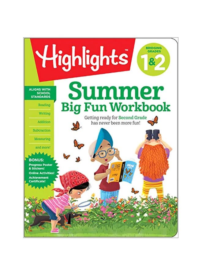 Summer Big Fun Workbook Bridging Grades 1 And 2 Paperback English by Highlights Learning - 43557