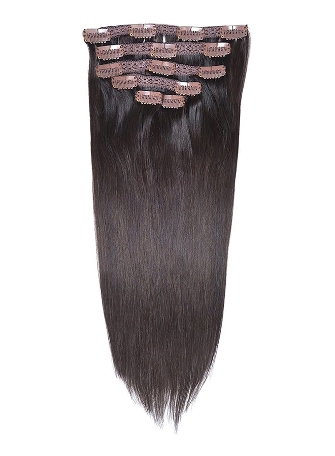 BHF HAIR - Pack Of 2 Remy Human Hair Clip Brown 14inch - Image 1