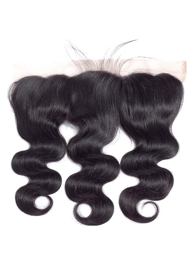 QTHAIR 3-Piece Brazilian Wave Human Hair Set Black 3 x 10inch - Image 1