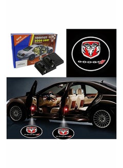 Inder 2-Piece LED Car Door Dodge Logo Projector Shadow Light Set  - Image 2