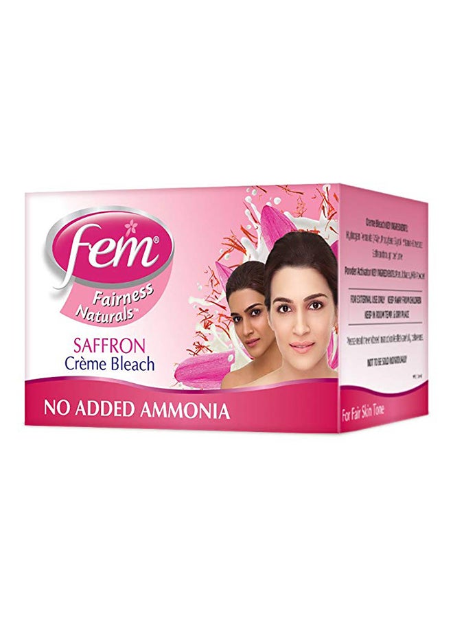 fem - Fairness Naturals Saffron Creme Bleach Multicolour 64grams - Image 1