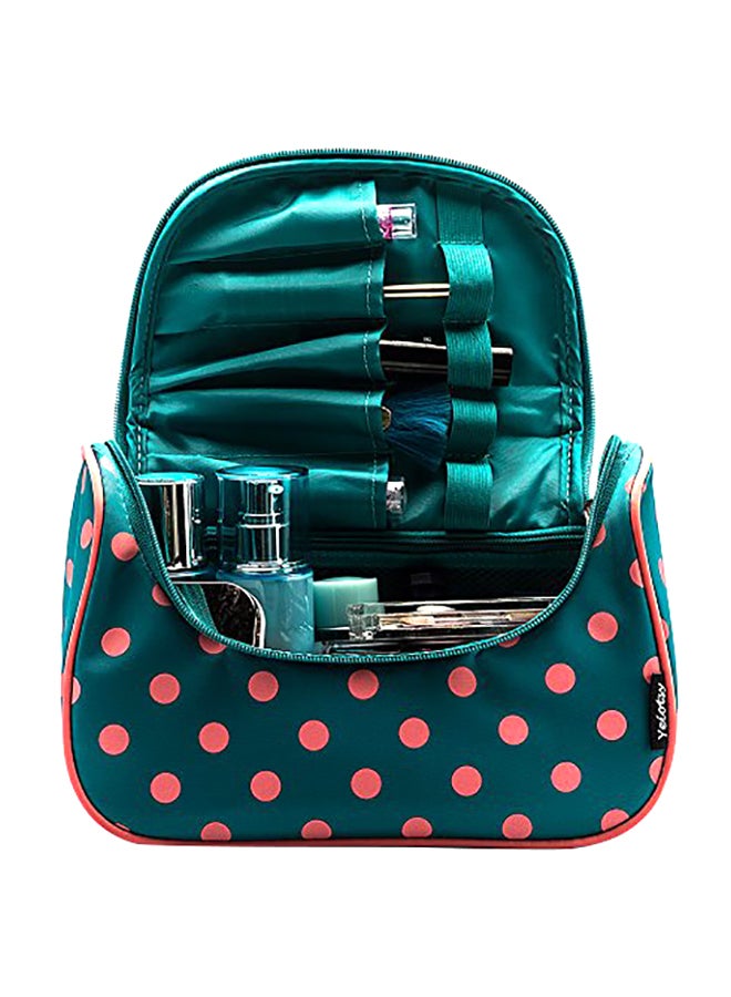 Yeiotsy - Travel Makeup Bag Organizer Blue/Pink - Image 1