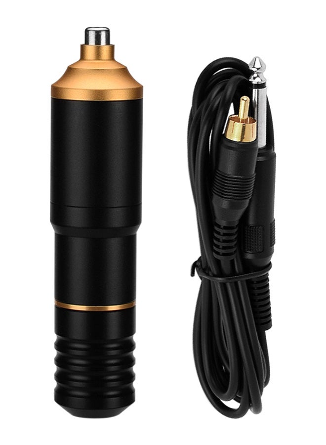 فيستنايت آلة تاتو بشكل قلم دوار أسود/ذهبي - Image 1