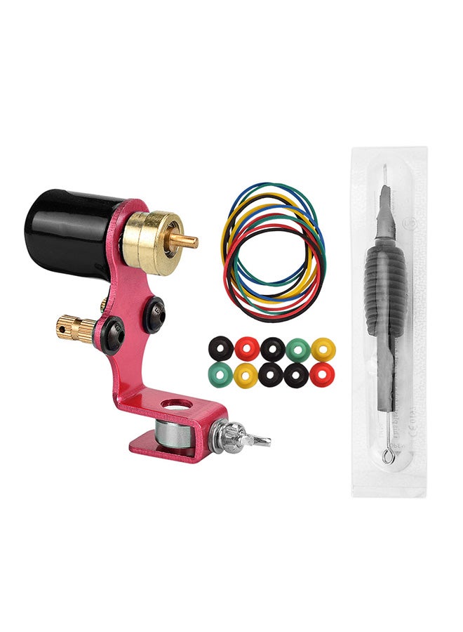 فيستنايت طقم ماكينة تاتو بخرطوشة دوارة أحمر - Image 1