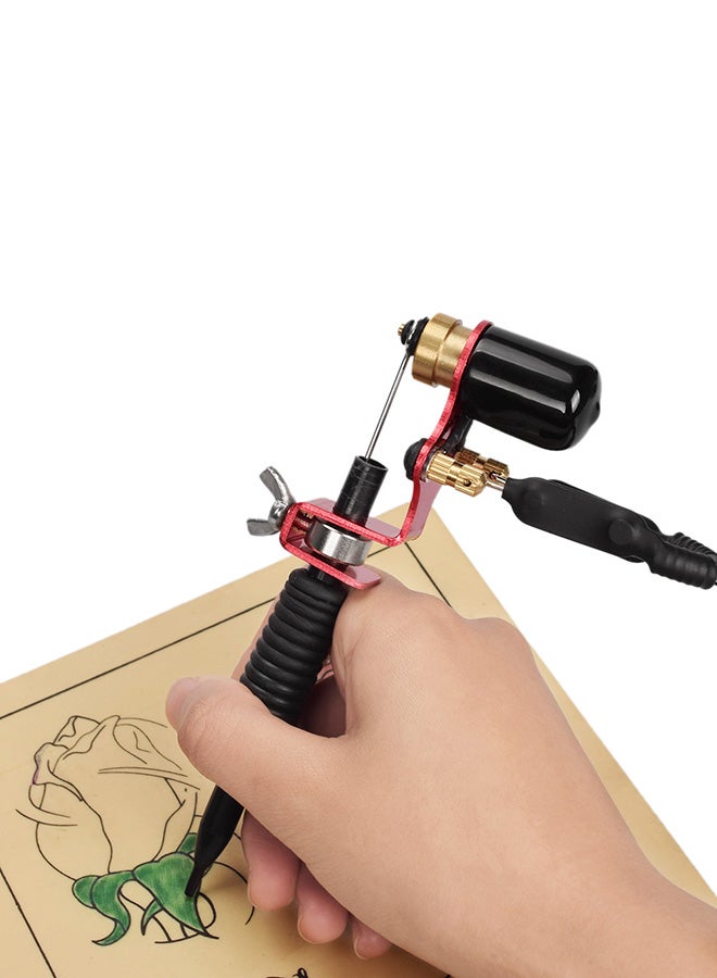 فيستنايت طقم ماكينة تاتو بخرطوشة دوارة أحمر - Image 2