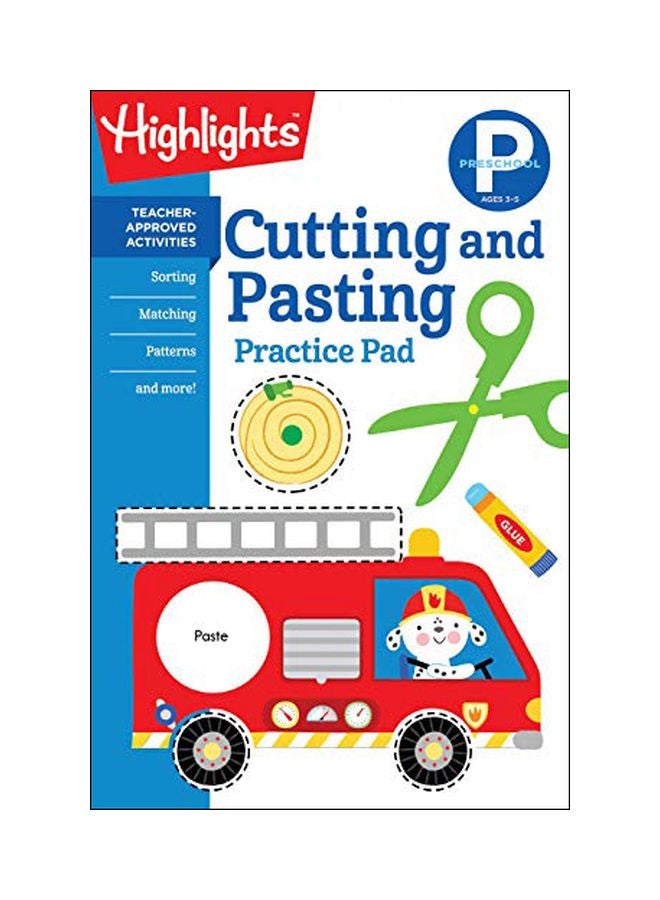 Preschool Cutting And Pasting Paperback English by Highlights - 43655 