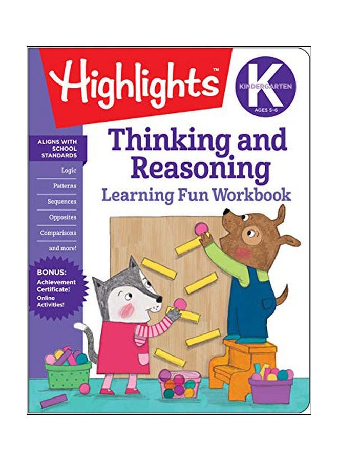 Kindergarten Thinking And Reasoning Paperback English by Highlights - 43501 