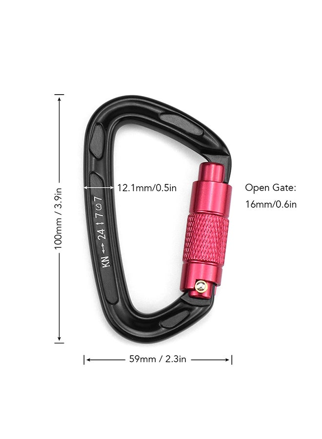 Generic Carabiner With Automatic Lock Gate 10x2xcm  - Image 2