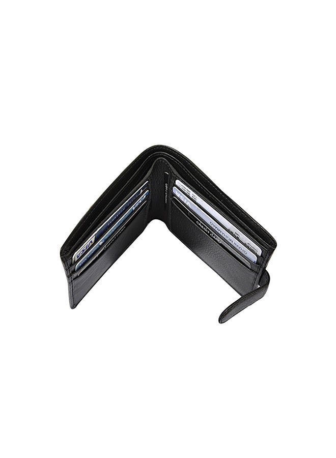 MAGELLAN - Bifold Leather Wallet Black - Image 1