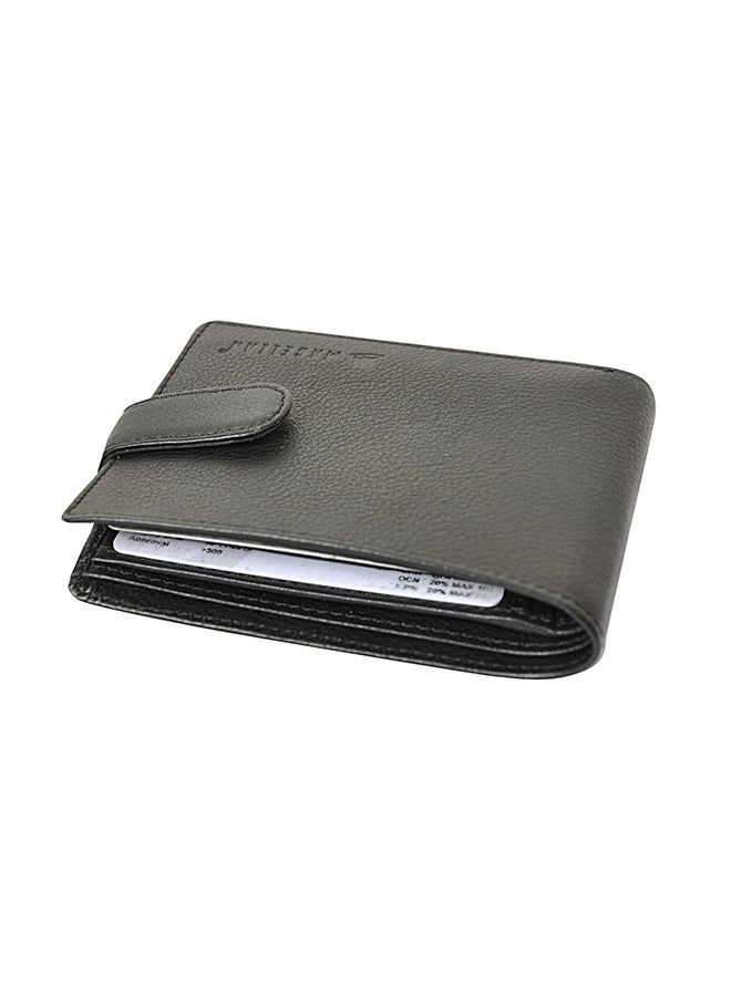 MAGELLAN - Bifold Leather Wallet Black - Image 1