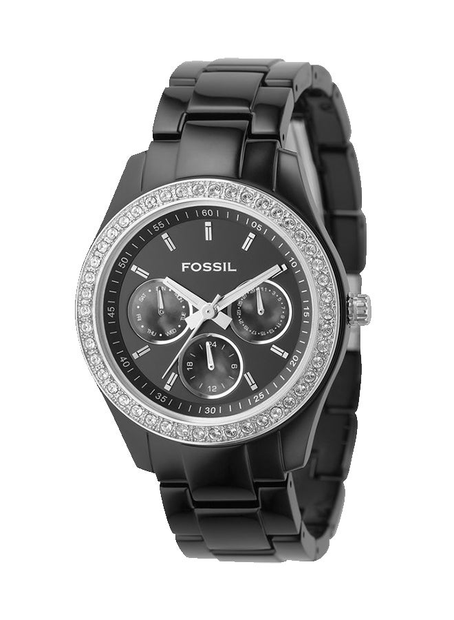 FOSSIL women Stella Resin Analog Wrist Watch ES2157 