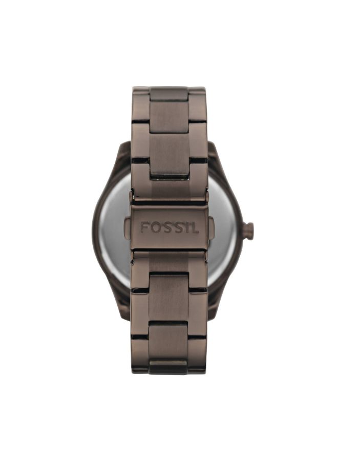 فوسيل ساعة يد ستيلا بعقارب وسوار من الستانلس ستيل طراز ES3021 للنساء - Image 2