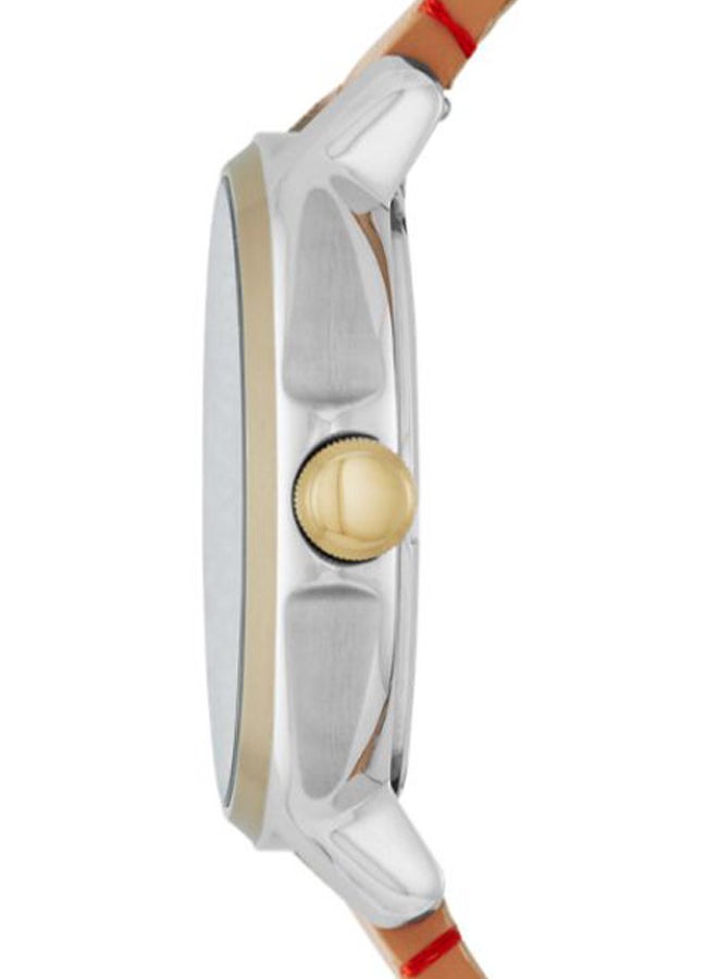 FOSSIL Women's Chelsey Leather Analog Wrist Watch ES3523 - 39 mm - Tan  - Image 3