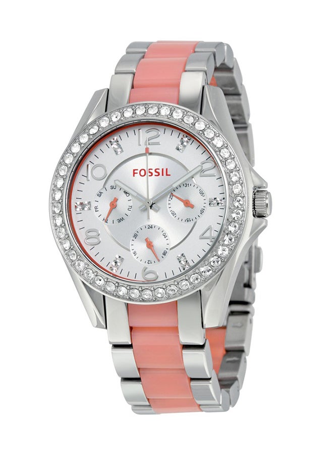 FOSSIL Women's Riley Stainless Steel Analog Wrist Watch ES3929  - Image 1