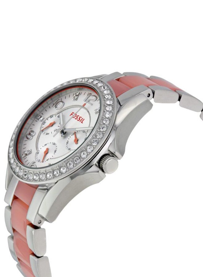 FOSSIL Women's Riley Stainless Steel Analog Wrist Watch ES3929  - Image 3