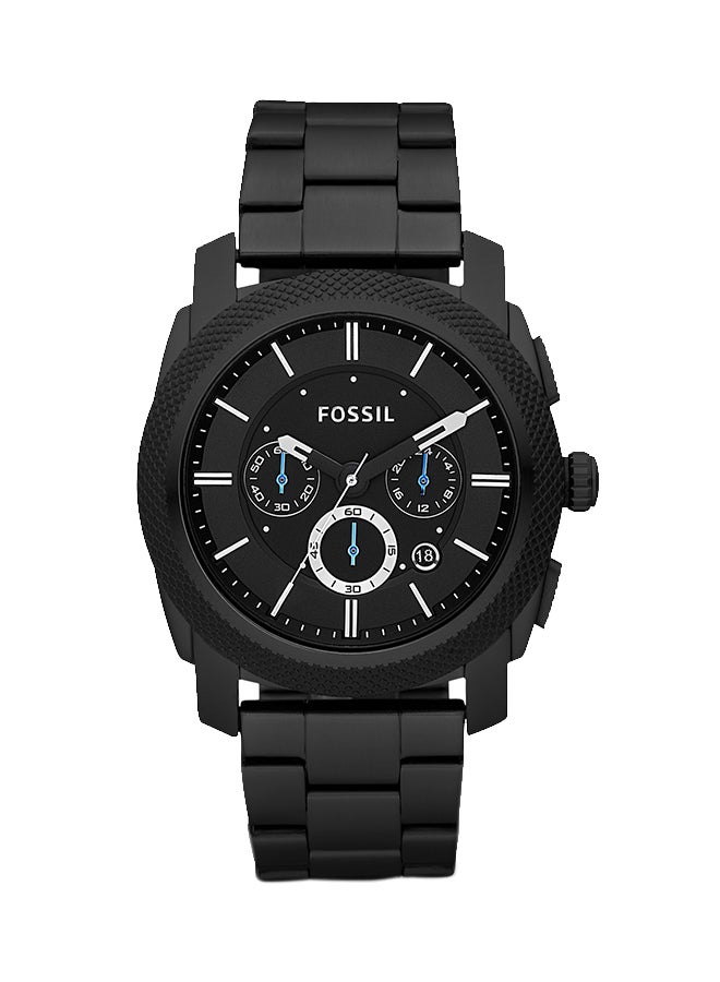 FOSSIL men Machine Stainless Steel Chronograph Wrist Watch FS4552  - Image 1