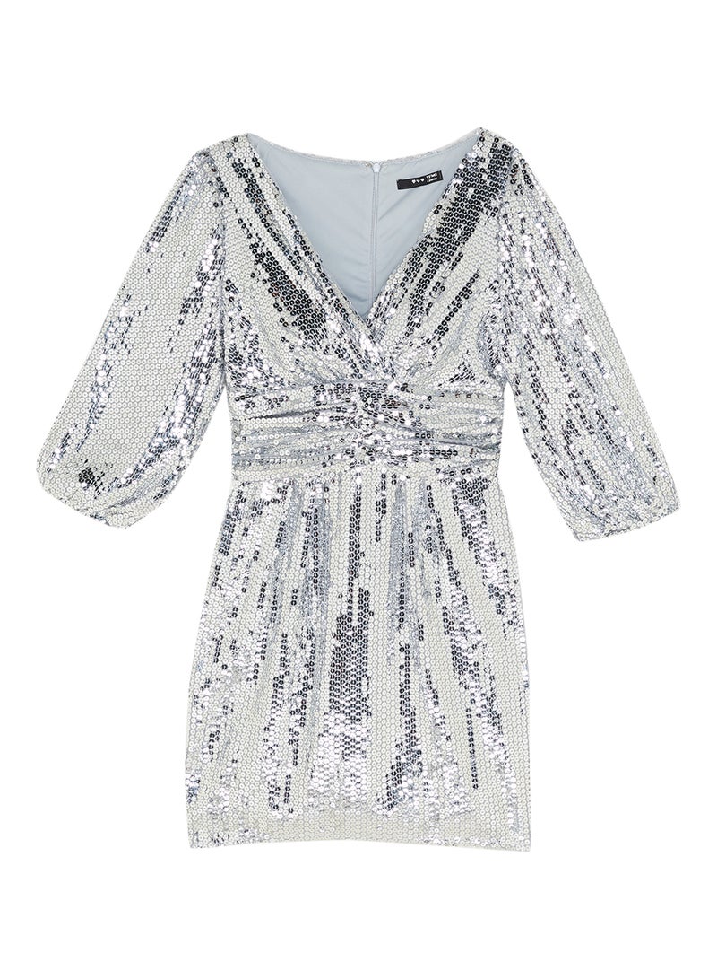tfnc LONDON - Lazuli Dress Silver - Image 1