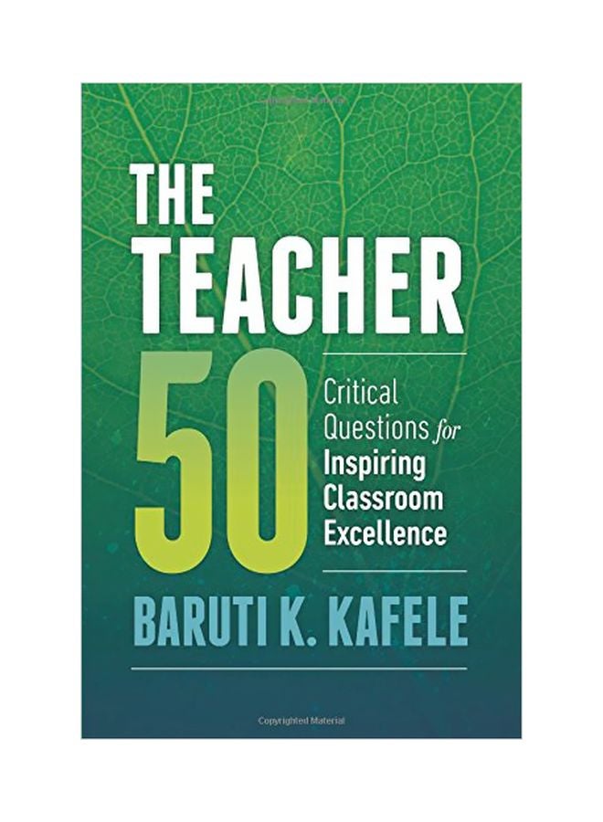 The Teacher 50: Critical Questions For Inspiring Classroom Excellence paperback english - 25-Aug-16