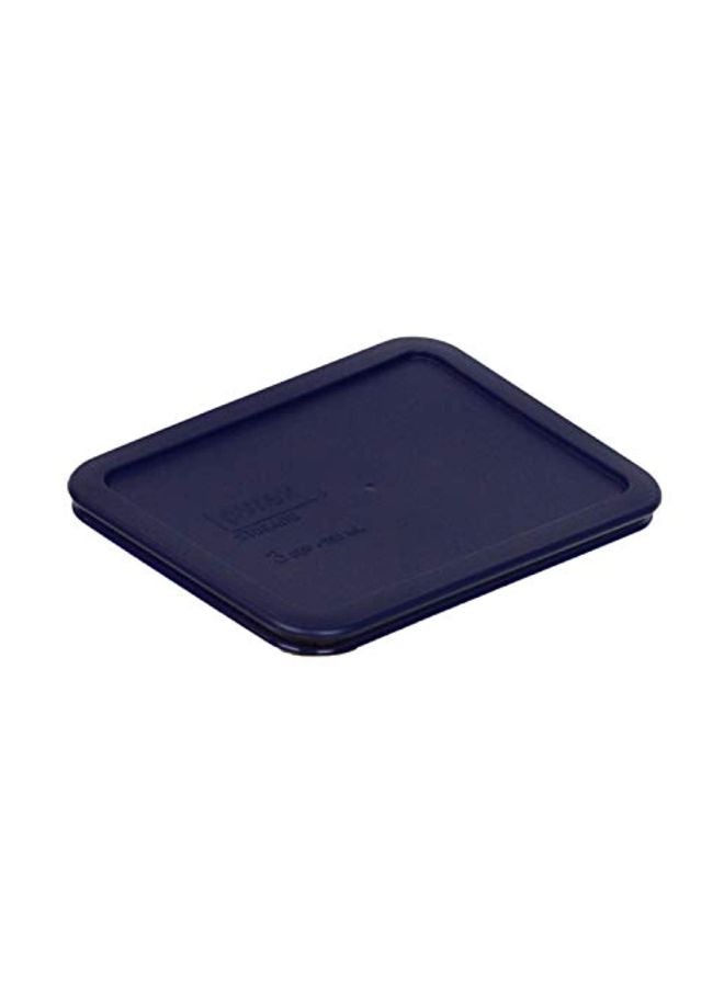 PYREX Plastic Rectangular Lid Blue 7.99x5.98x1.69inch  - Image 2