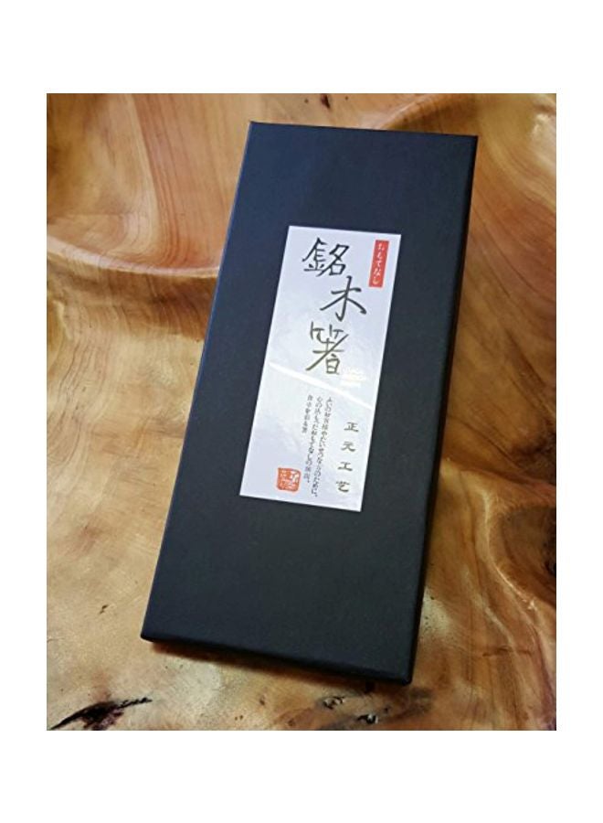 Asian Home 10-Piece Twist Bamboo Chopstick Set Brown 9inch - Image 3