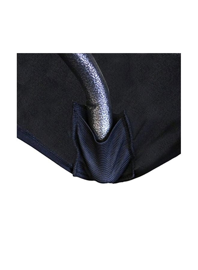 يور تشير كفرز مفرش طاولة بحواف مطاطية من قماش سباندكس أسود 96x30x30بوصة  - Image 3
