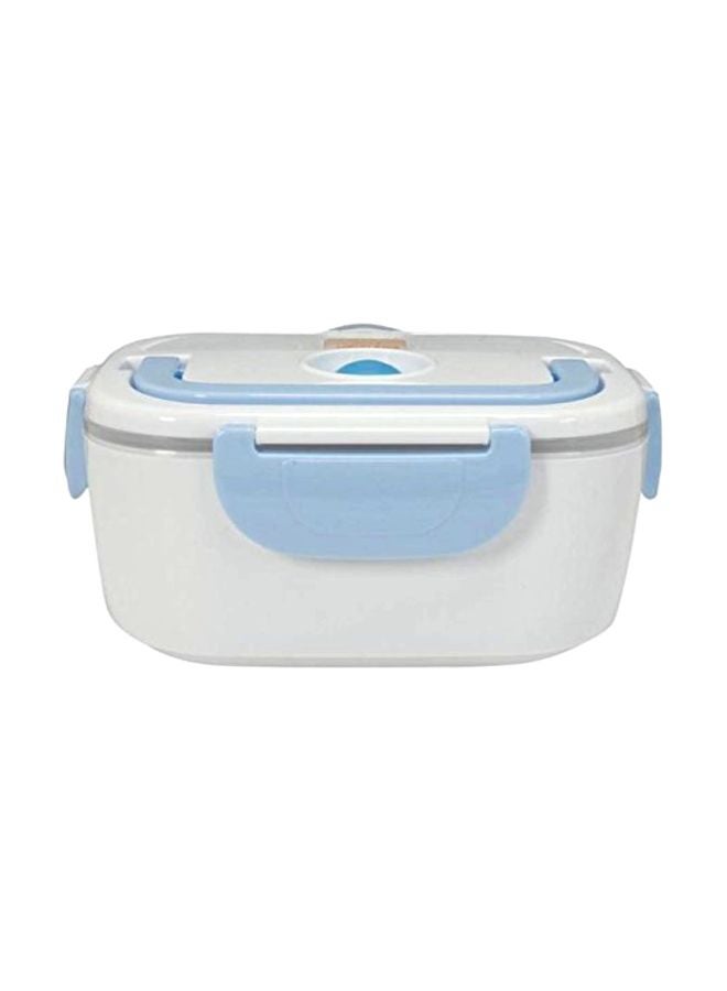 TAYAMA Electric Heating Lunch Box Blue/White 10x7.5x4.5inch - Image 4